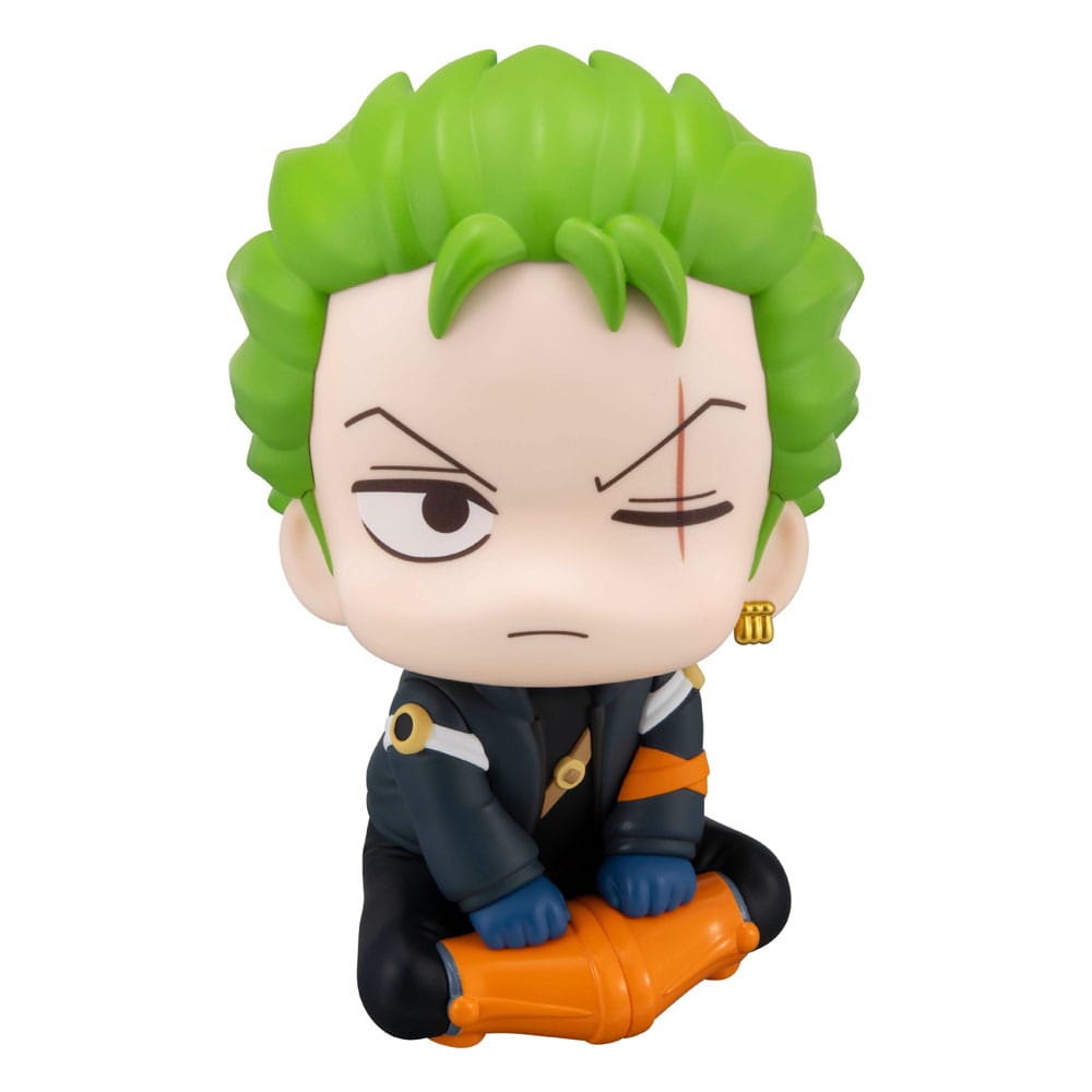 PREORDINE+ 11/2025 One Piece Look Up PVC Statue Roronoa Zoro Future Island Egghead Ver. 11 cm