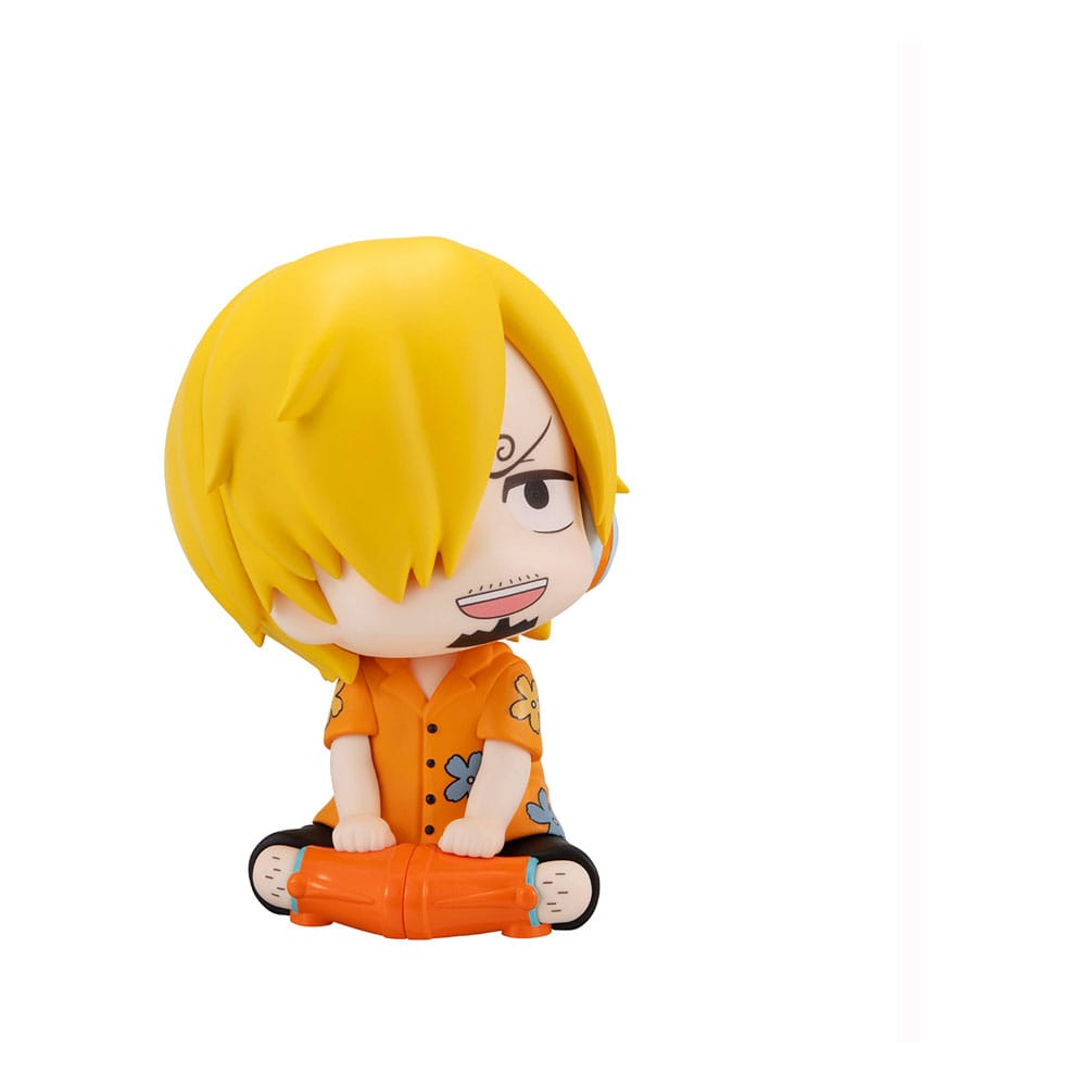 PREORDINE CHIUSO 11/2025 One Piece Look Up PVC Statues Roronoa Zoro & Sanji Future Island Egghead Ver. 11 cm (with gift) (PREORDINE NON CANCELLABILE)