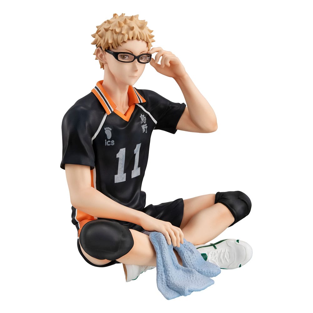 PREORDINE+ 12/2025 Haikyu!! G.E.M. Series PVC Statue Kei Tsukishima Palm Size 9 cm