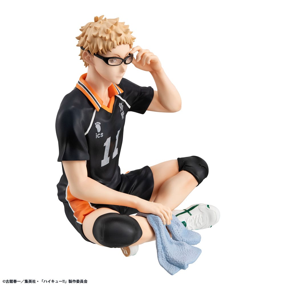 PREORDINE+ 12/2025 Haikyu!! G.E.M. Series PVC Statue Kei Tsukishima Palm Size 9 cm