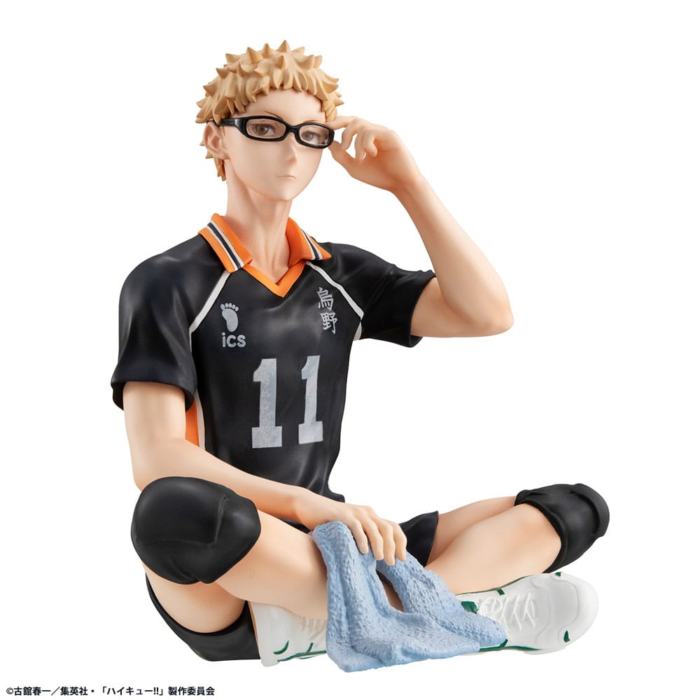 PREORDINE+ 12/2025 Haikyu!! G.E.M. Series PVC Statue Kei Tsukishima Palm Size 9 cm