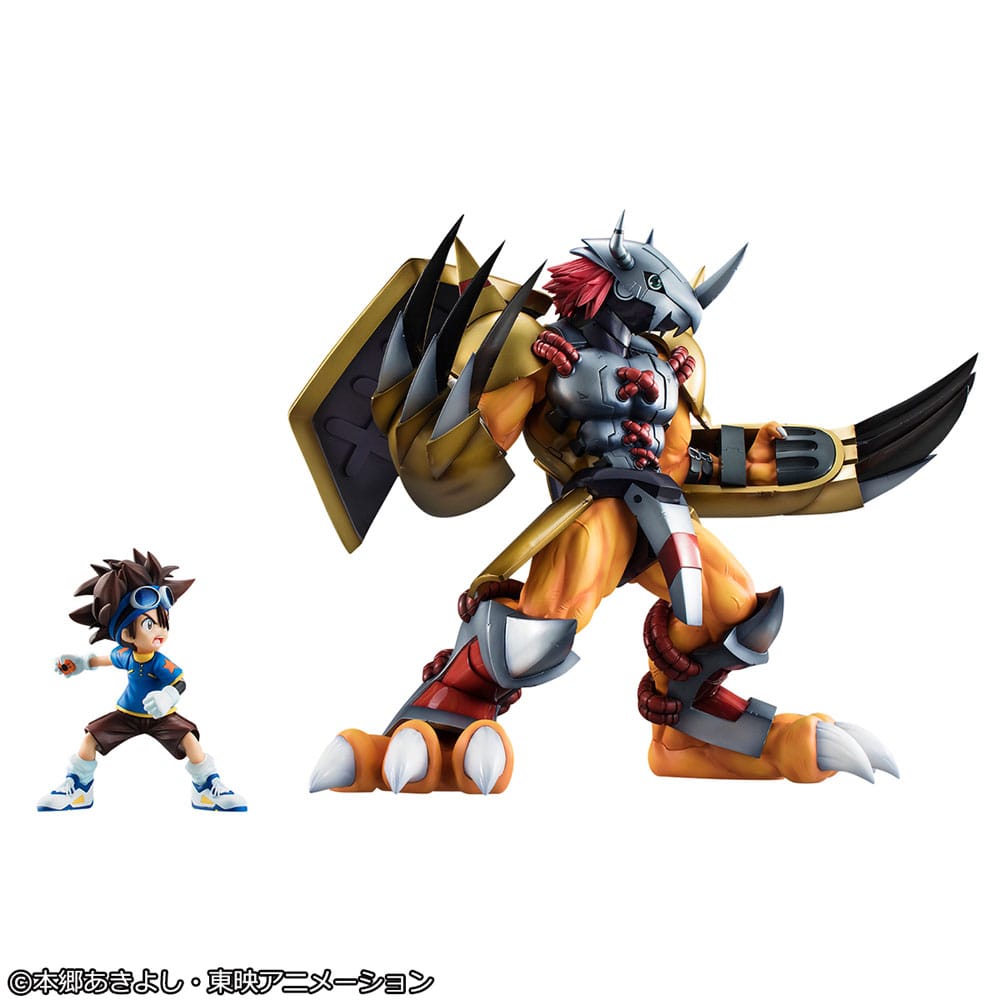 PREORDINE+ CHIUSO 03/2026 Digimon Adventure Precious G.E.M. Series PVC Statue Wargreymon & Taichi Yagami 25 cm (PREORDINE NON CANCELLABILE)