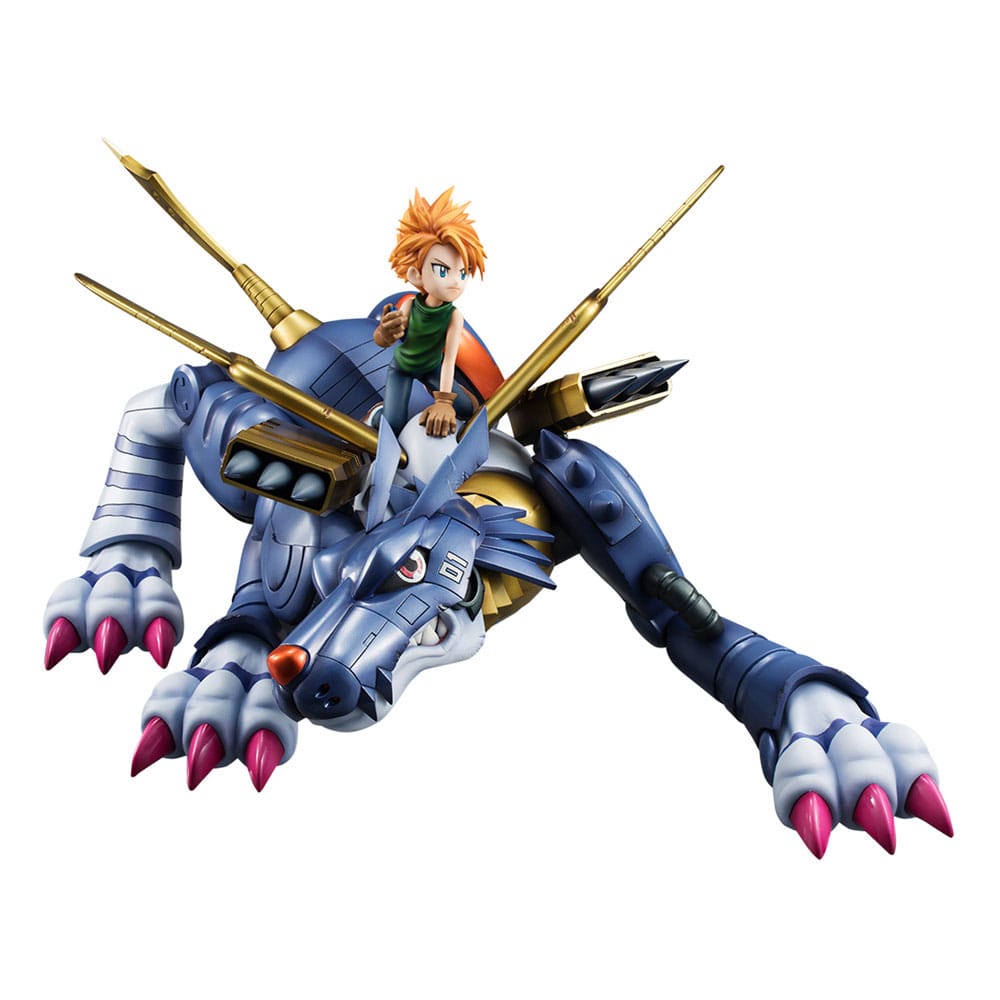 PREORDINE+ 04/2026 (NON CANCELLABILE) Digimon Adventure Precious G.E.M. Series PVC Statue Metal Garurumon & Ishida Yamato 30 cm