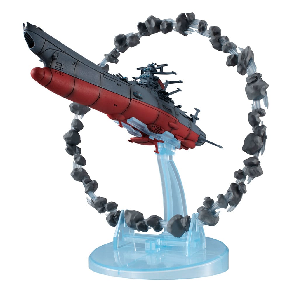 PREORDINE CHIUSO 10/2025 Space Battleship Yamato 2202 Statue Cosmofleet SP Aircraft Warriors of Love Re & Asteroid Ring 16 cm   (PREORDINE NON CANCELLABILE)