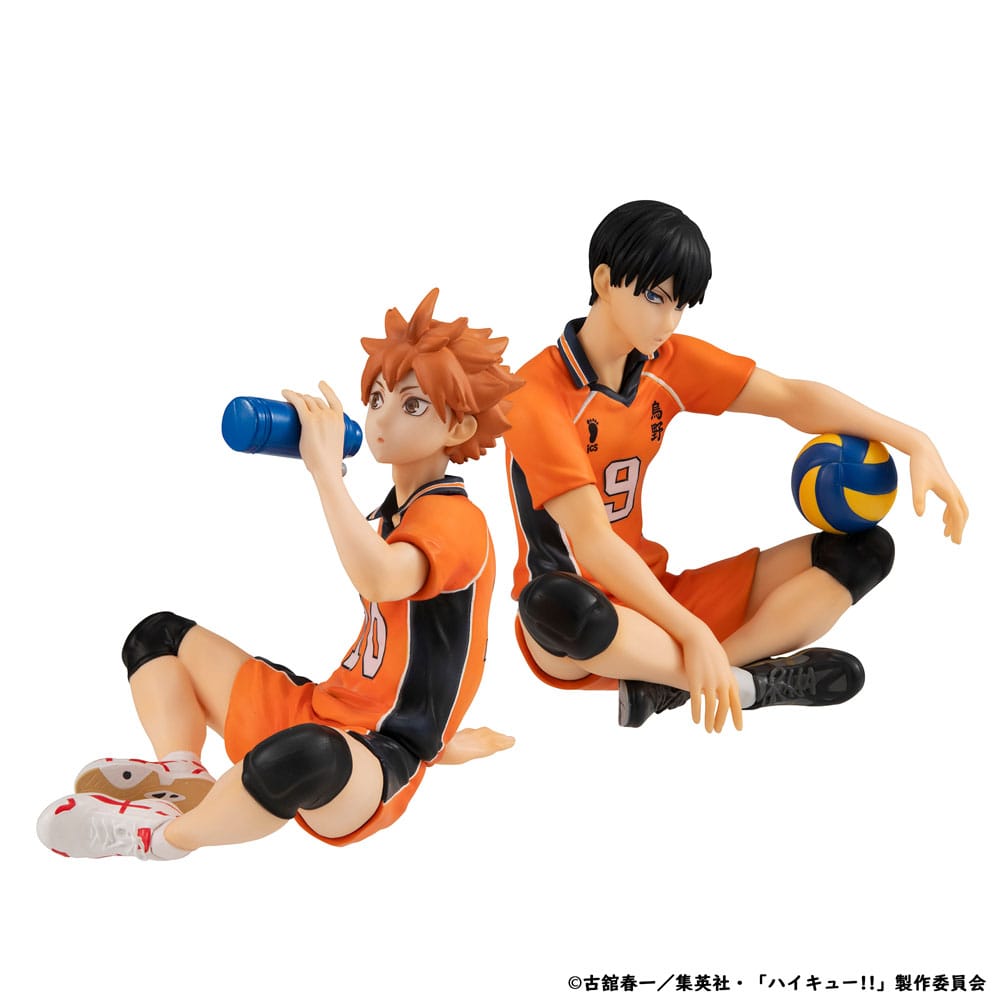 PREORDINE+ 05/2026 Haikyu!! G.E.M. Series PVC Statue Atsumu Shoyo Hinata Second Uniform Ver. Palm Size 9 cm
