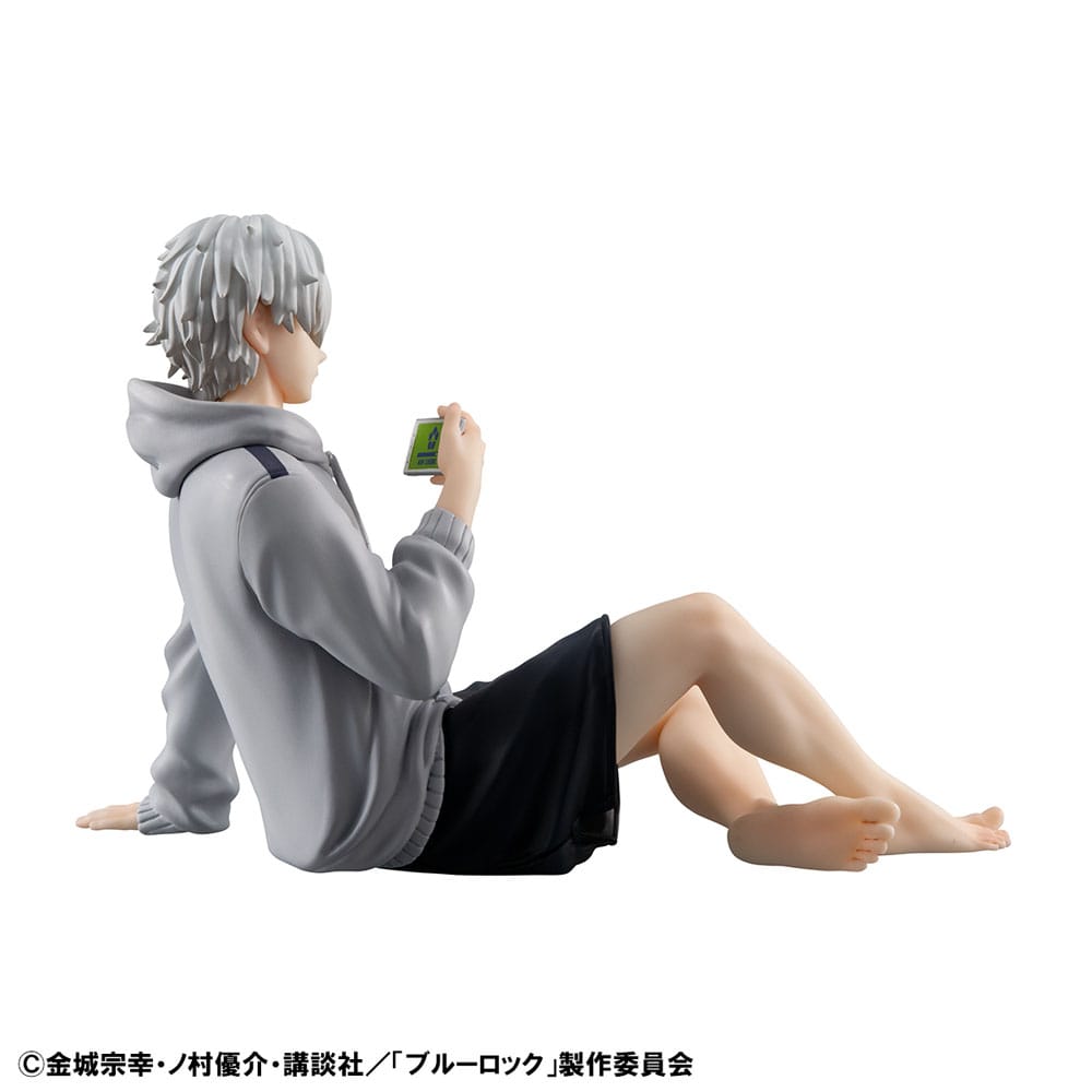 PREORDINE+ 02/2026 Blue Lock G.E.M. Series PVC Statue Seishiro Nagi Repaint Ver. Palm Size 9 cm