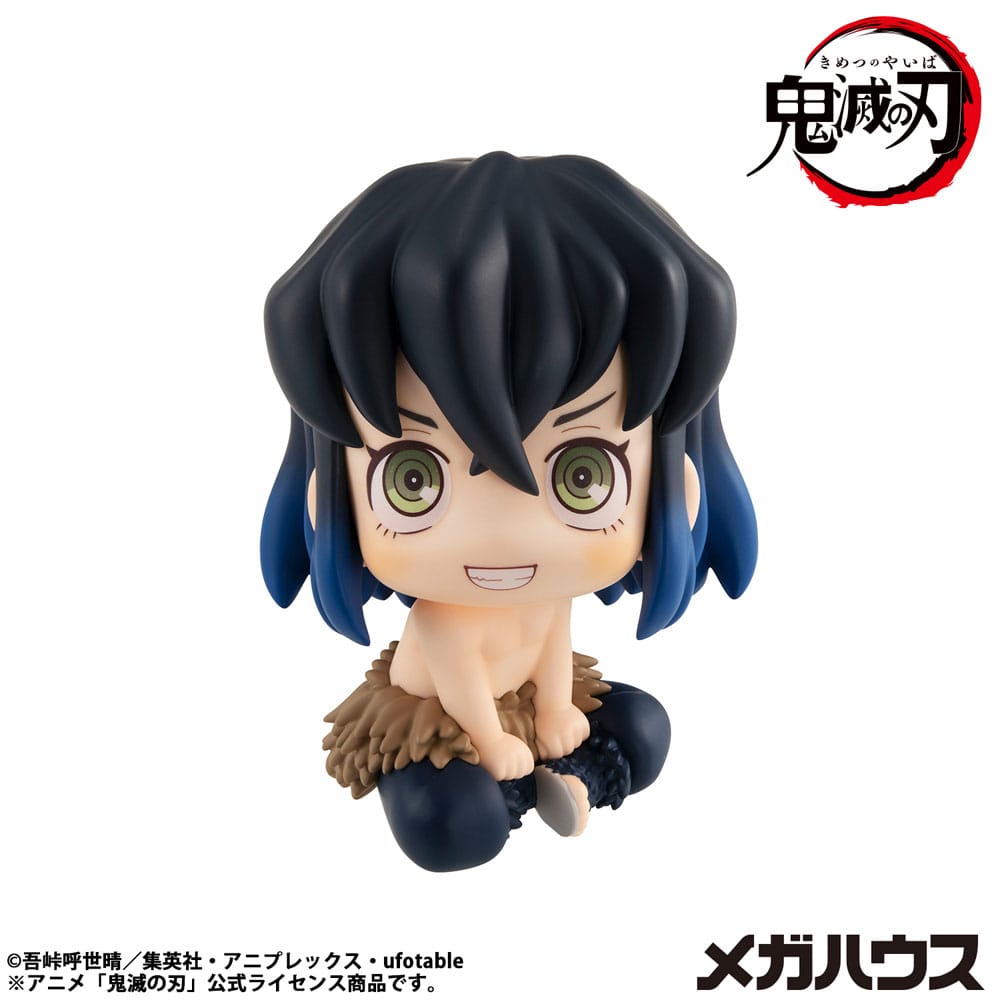 PREORDINE+ CHIUSO 03/2026 Demon Slayer Kimetsu no Yaiba Look Up PVC Statue Hashibira Inosuke 10 cm