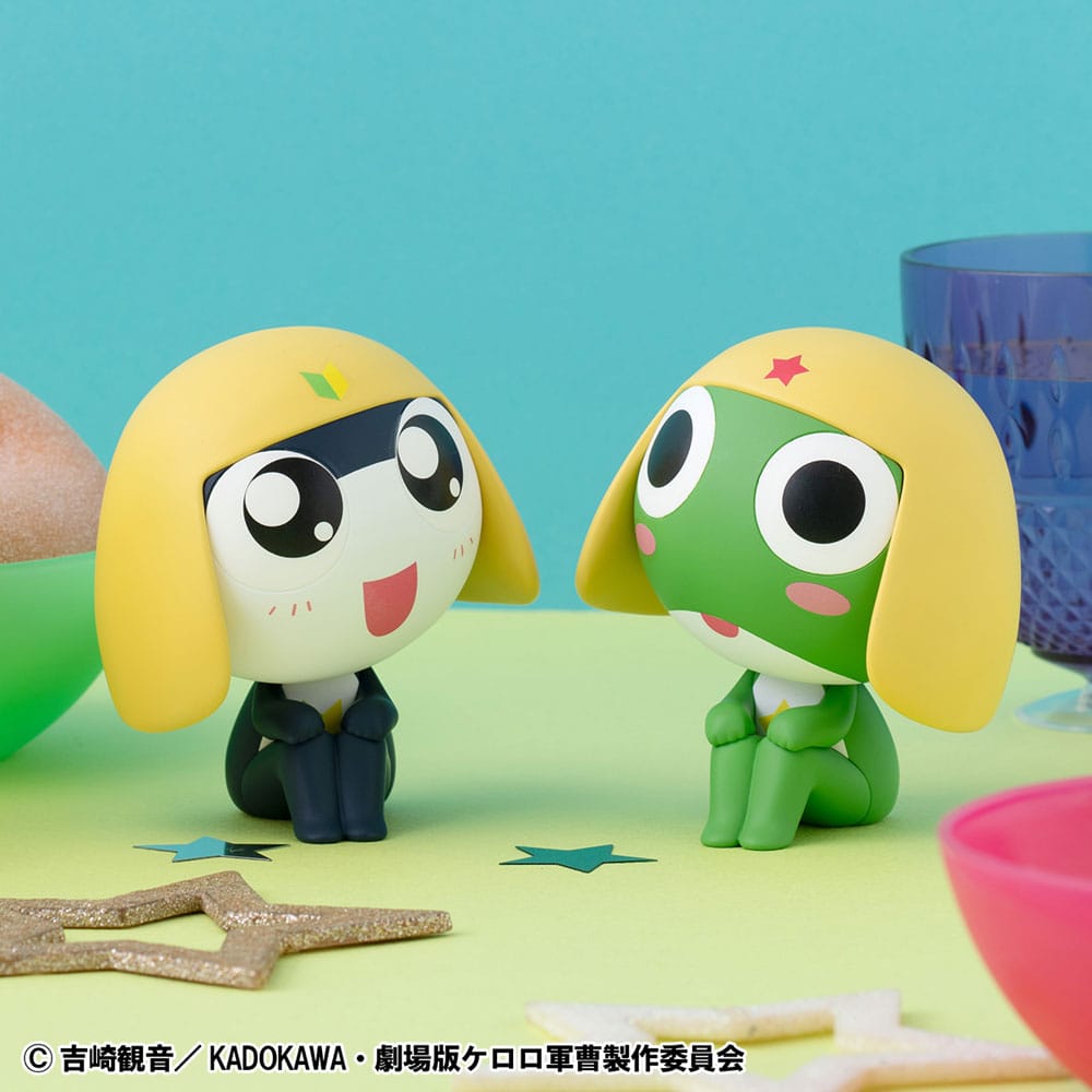 PREORDER+ CLOSED 06/2026 (NOT CANCELABLE) Sergeant Frog Look Up PVC Statue Keroro &amp; Tamama Set (with gift) 11 cm