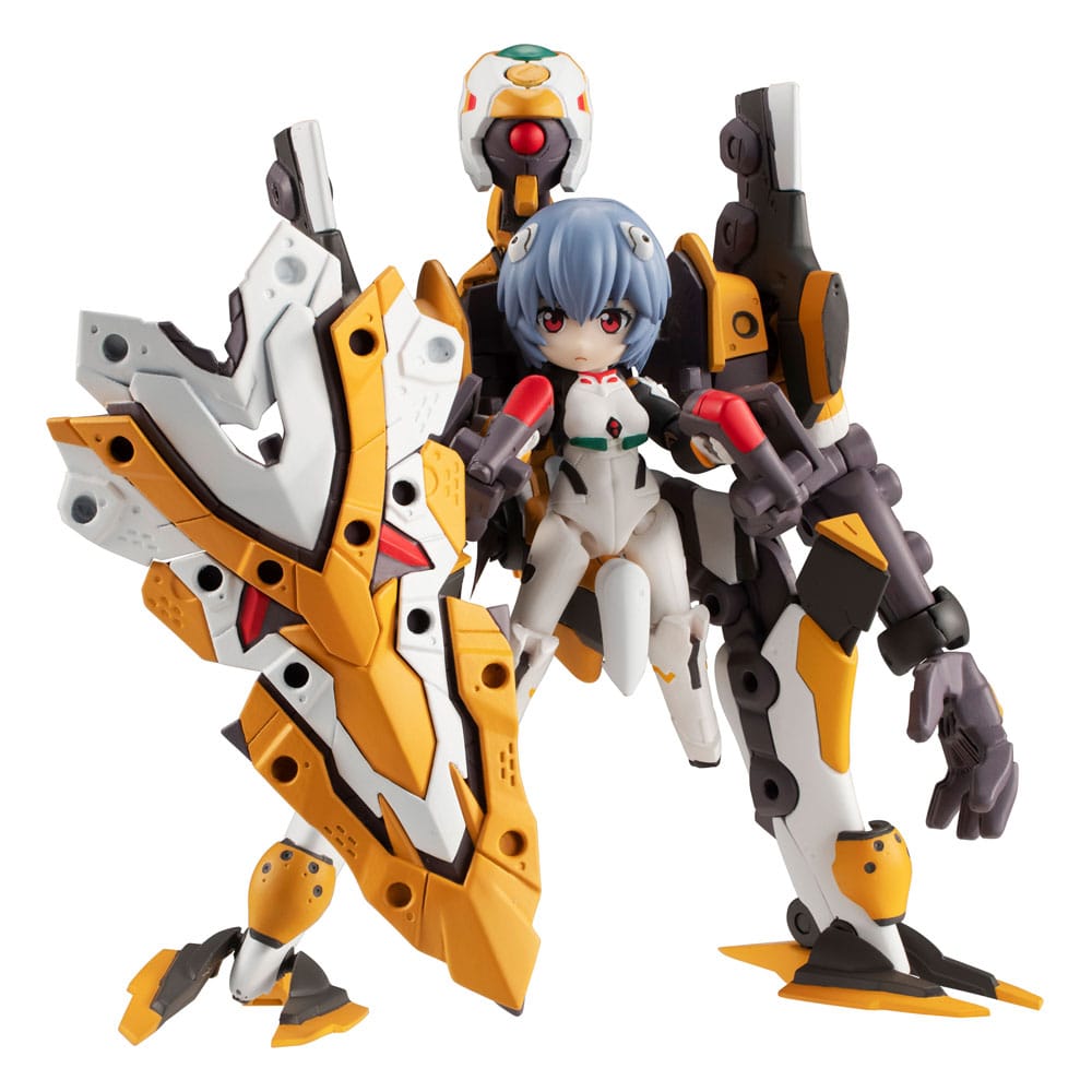 PREORDINE+ CHIUSO 04/2026 (NON CANCELLABILE) Evangelion Desktop Army Figures Ayanami Rei & Evangelion No. 0 (Kai) 15 cm