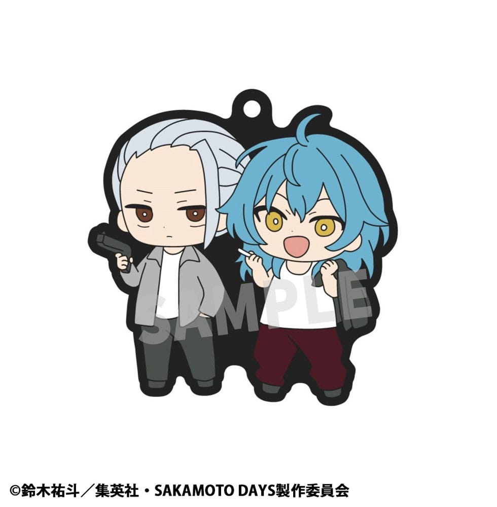 SU ORDINAZIONE Sakamoto Days Rubber Mascot Buddycolle Rubber Charms Vol. 2 7 cm Assortment (6)