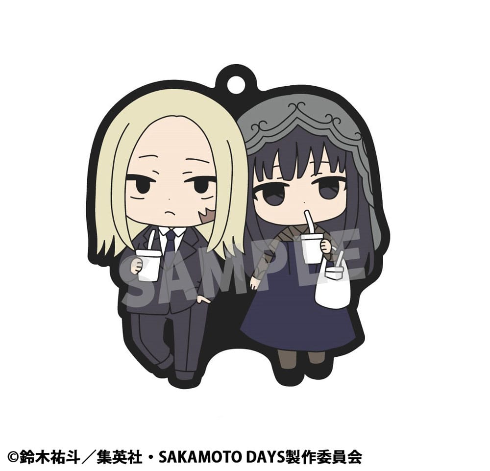SU ORDINAZIONE Sakamoto Days Rubber Mascot Buddycolle Rubber Charms Vol. 2 7 cm Assortment (6)