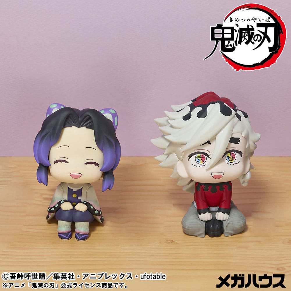 PREORDER+ CLOSED 06/2026 (NOT CANCELABLE) Demon Slayer: Kimetsu no Yaiba Look Up PVC Statue Shinobu Kocho Smile Ver. &amp; Douma 11 cm (with gift)