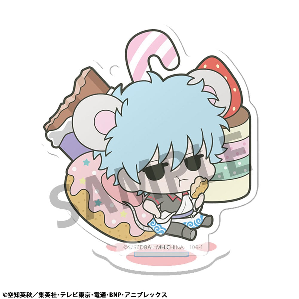 SU ORDINAZIONE Gintama Acrylic Figure Prince Hata & Animal Paradise 6 cm Display (6)