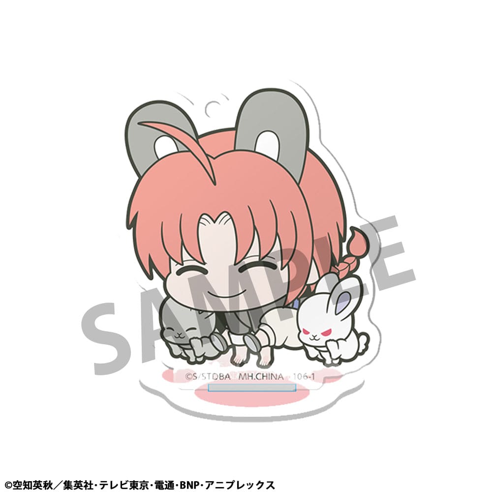 SU ORDINAZIONE Gintama Acrylic Figure Prince Hata & Animal Paradise 6 cm Display (6)