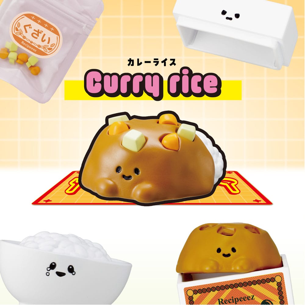 SU ORDINAZIONE Recipeeez Mini Figure Menu 01 3 cm Assortment (4)