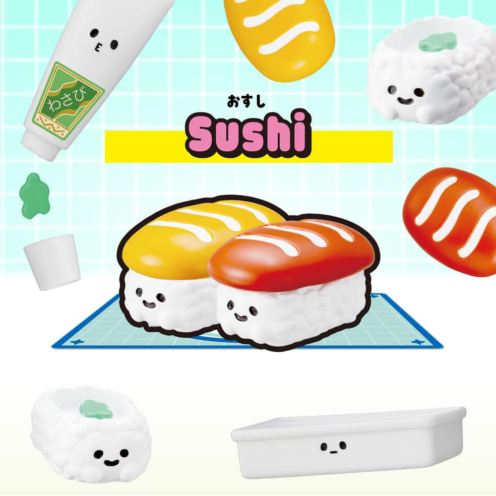 SU ORDINAZIONE Recipeeez Mini Figure Menu 01 3 cm Assortment (4)