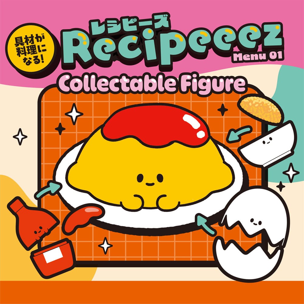 SU ORDINAZIONE Recipeeez Mini Figure Menu 01 3 cm Assortment (4)