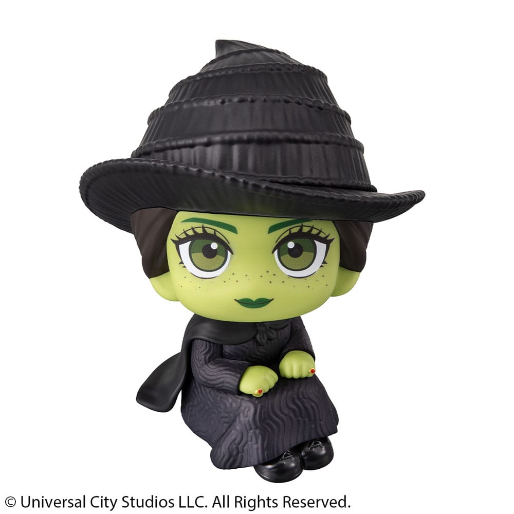 SU ORDINAZIONE Wicked Look Up PVC Statues Elphaba & Glinda (with gift) 11 cm    