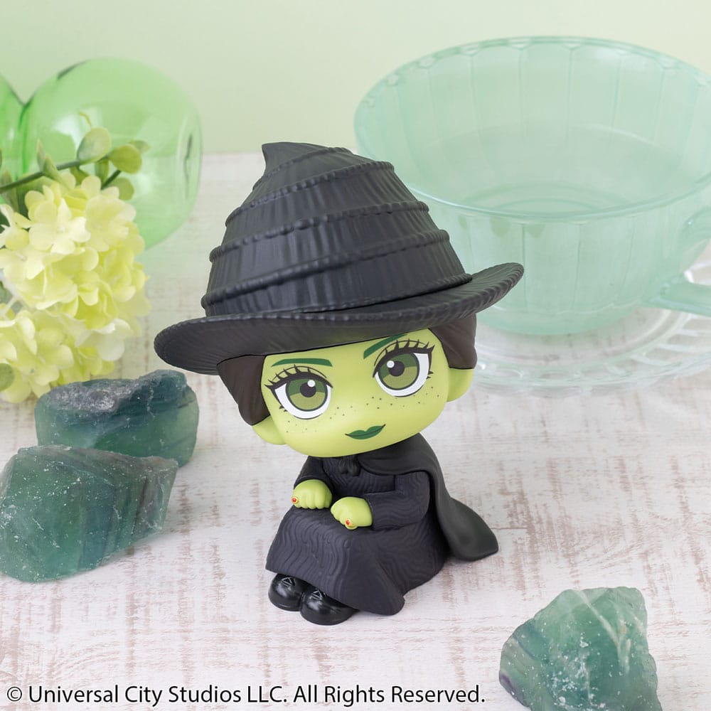 SU ORDINAZIONE Wicked Look Up PVC Statues Elphaba & Glinda (with gift) 11 cm    