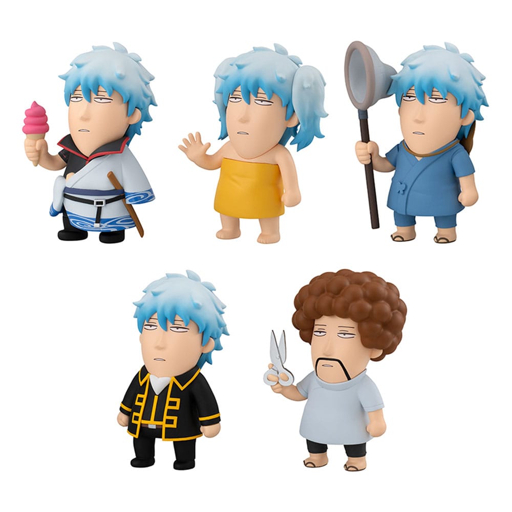 SU ORDINAZIONE Gintama x Okawabukubu Trading Figure We love Ginsan 10 cm Blind Box Assortment (6)