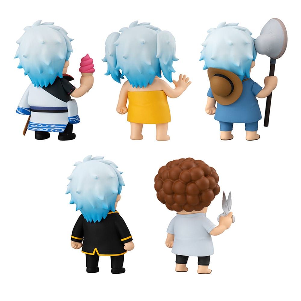 SU ORDINAZIONE Gintama x Okawabukubu Trading Figure We love Ginsan 10 cm Blind Box Assortment (6)