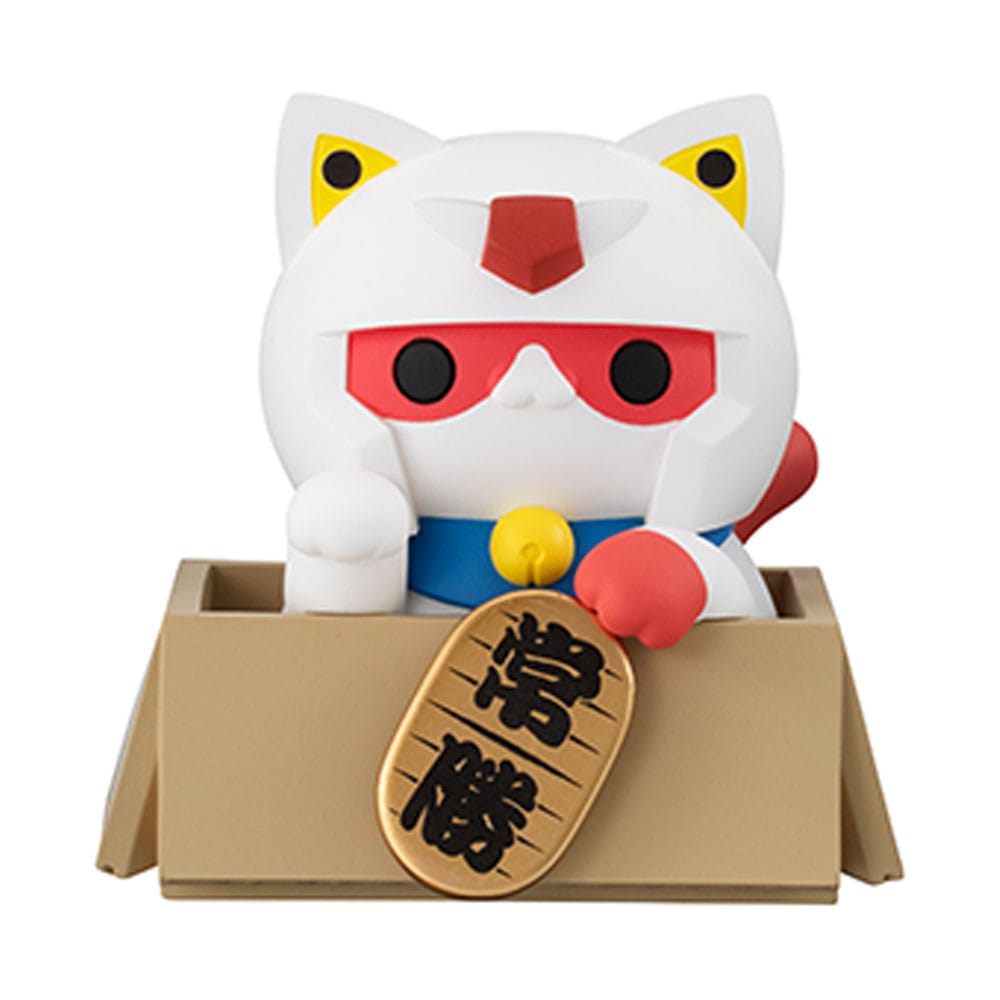 SU ORDINAZIONE Mobile Suit Gundam Mega Cat Project Nyandam Trading Figure Luckycat 6 cm Blind Box Assortment (6)