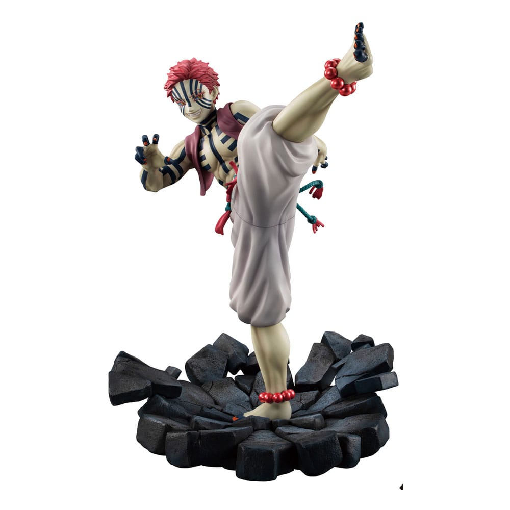 SU ORDINAZIONE Demon Slayer Kimetsu no Yaiba G.E.M. PVC Statue Upper Three Akaza 19 cm