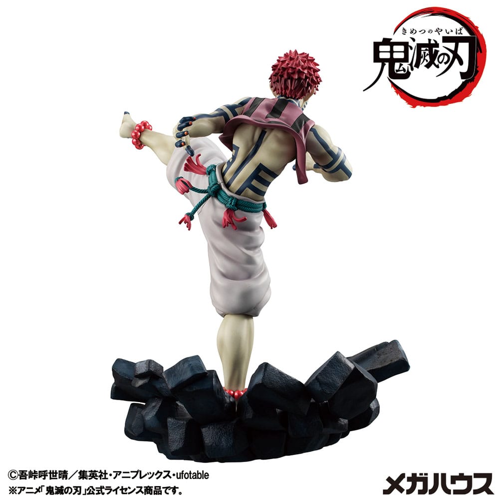 SU ORDINAZIONE Demon Slayer Kimetsu no Yaiba G.E.M. PVC Statue Upper Three Akaza 19 cm