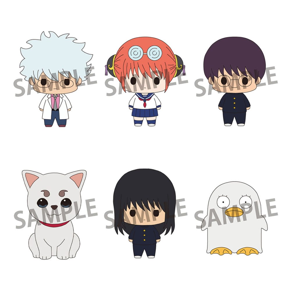 SU ORDINAZIONE Mr. Ginpachi´s Zany Class Chokorin Mascot Series Trading Figure Vol. 1 5 cm Blind Box Assortment (6)