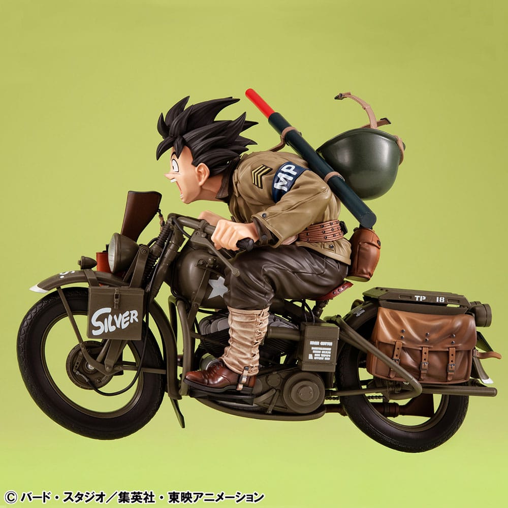 VORBESTELLUNG + 08/2026 (NICHT STORNIERBAR) Dragonball Z 05 Desktop Real McCoy PVC Diorama Son Goku &amp; Bike 18cm