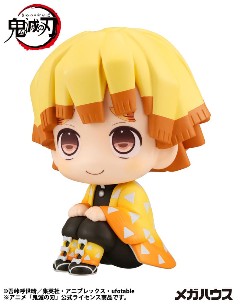 SU ORDINAZIONE Demon Slayer Kimetsu no Yaiba Look Up PVC Statue Zenitsu Agatsuma Smile Ver. 11 cm 