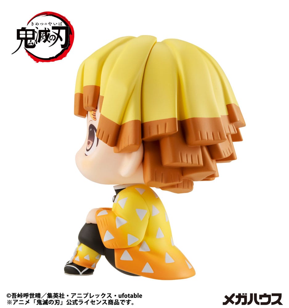 SU ORDINAZIONE Demon Slayer Kimetsu no Yaiba Look Up PVC Statue Zenitsu Agatsuma Smile Ver. 11 cm 