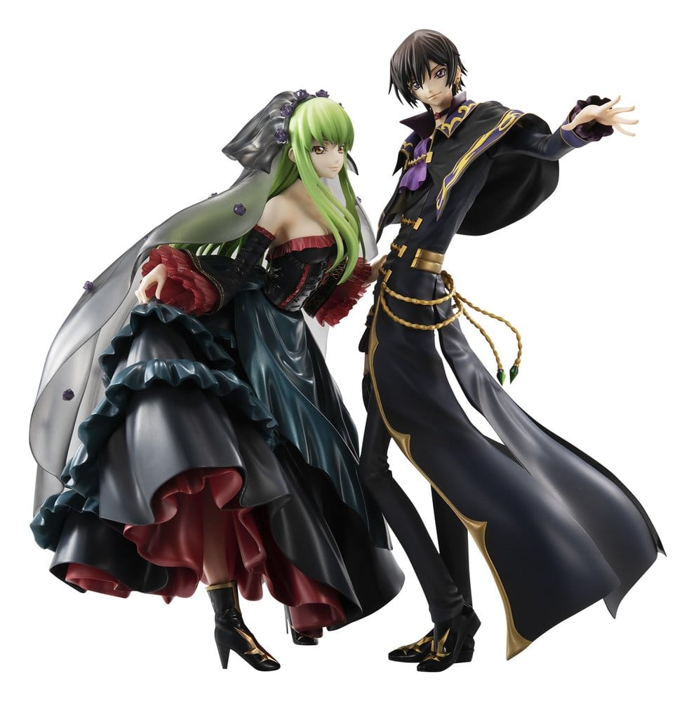 PREORDINE+ CHIUSO 11/2026 (NON CANCELLABILE) Code Geass: Lelouch of the Rebellion Precious G.E.M. Series Statue 2-Pack L.L. & C.C. 20th Anniversary 25 cm