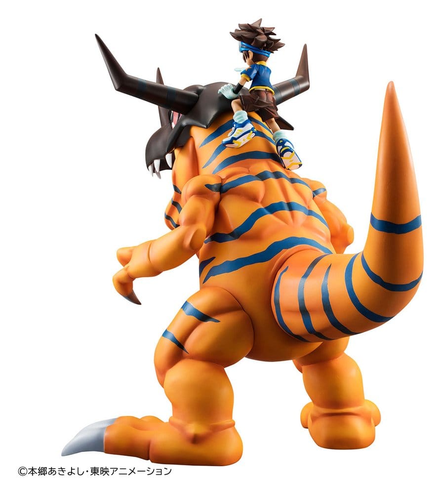 PREORDINE+ 02/2027 Digimon Adventure Precious G.E.M. Series PVC Figure Greymon & Taichi Yagami 25 cm (Repeat)