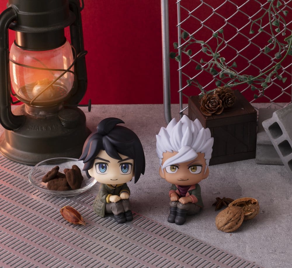 PREORDINE+ CHIUSO 10/2026 (NON CANCELLABILE) Mobile Suit Gundam Iron-Blooded Orphans Look Up PVC Statues Mikazuki Augus & Orga Itsuka 11 cm (with gift)