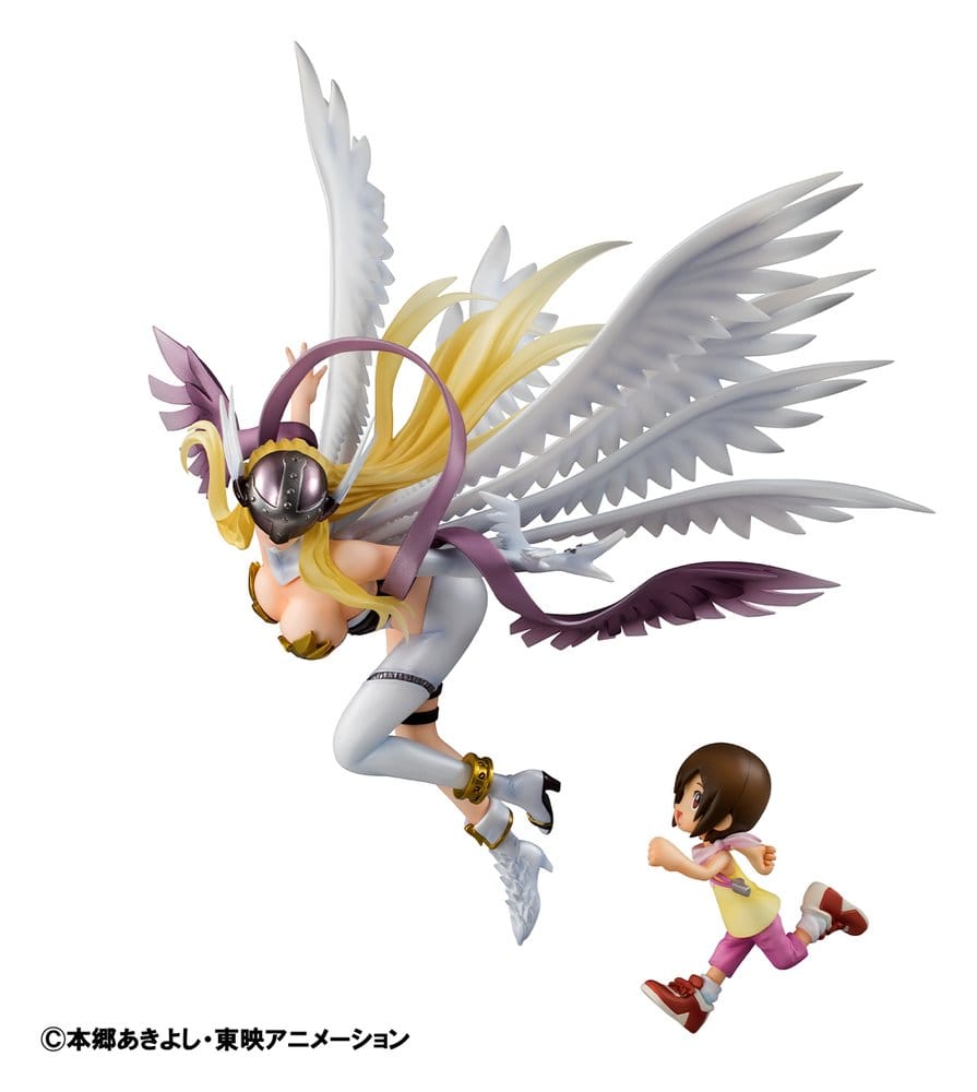 PREORDINE+ 10/2026 (NON CANCELLABILE) Digimon Adventure Precious G.E.M. Series PVC Statue Angewomon & Hikari Yagami 22 cm