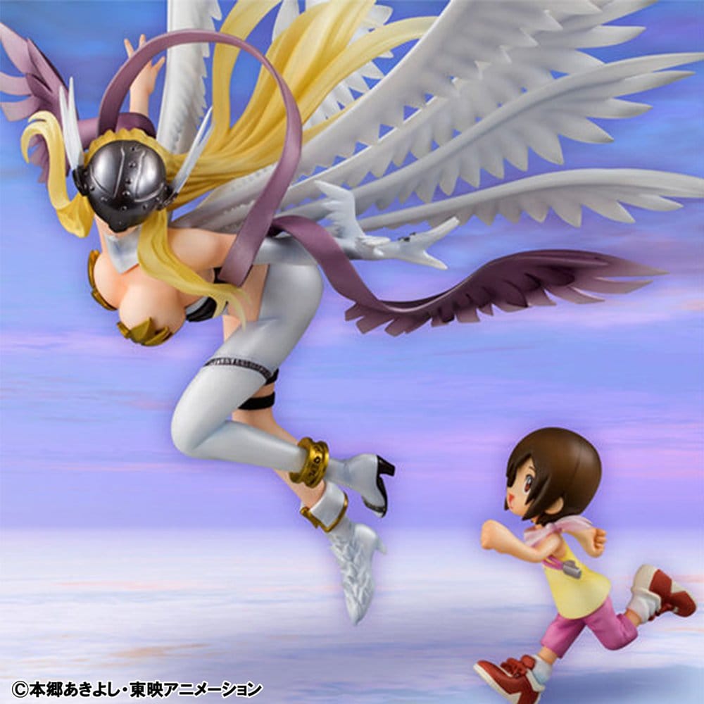 PREORDINE+ 10/2026 (NON CANCELLABILE) Digimon Adventure Precious G.E.M. Series PVC Statue Angewomon & Hikari Yagami 22 cm