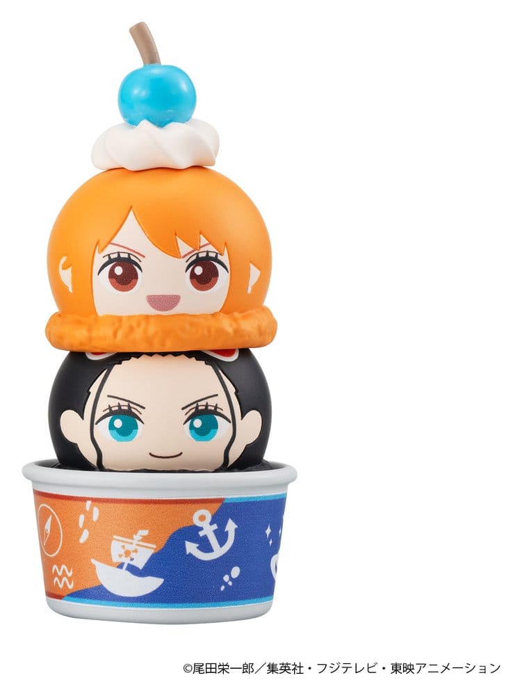 SU ORDINAZIONE One Piece Tsumichen Stack up & Change Trading Figure 6-Pack 8 cm (with gift)  