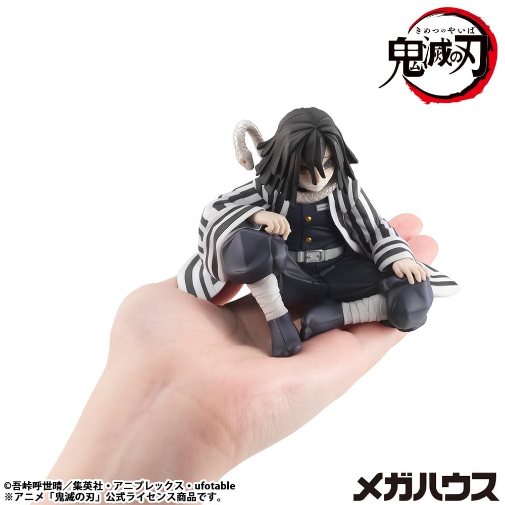SU ORDINAZIONE Demon Slayer Kimetsu no Yaiba G.E.M. PVC Statue Iguro-san Palm Size 7 cm