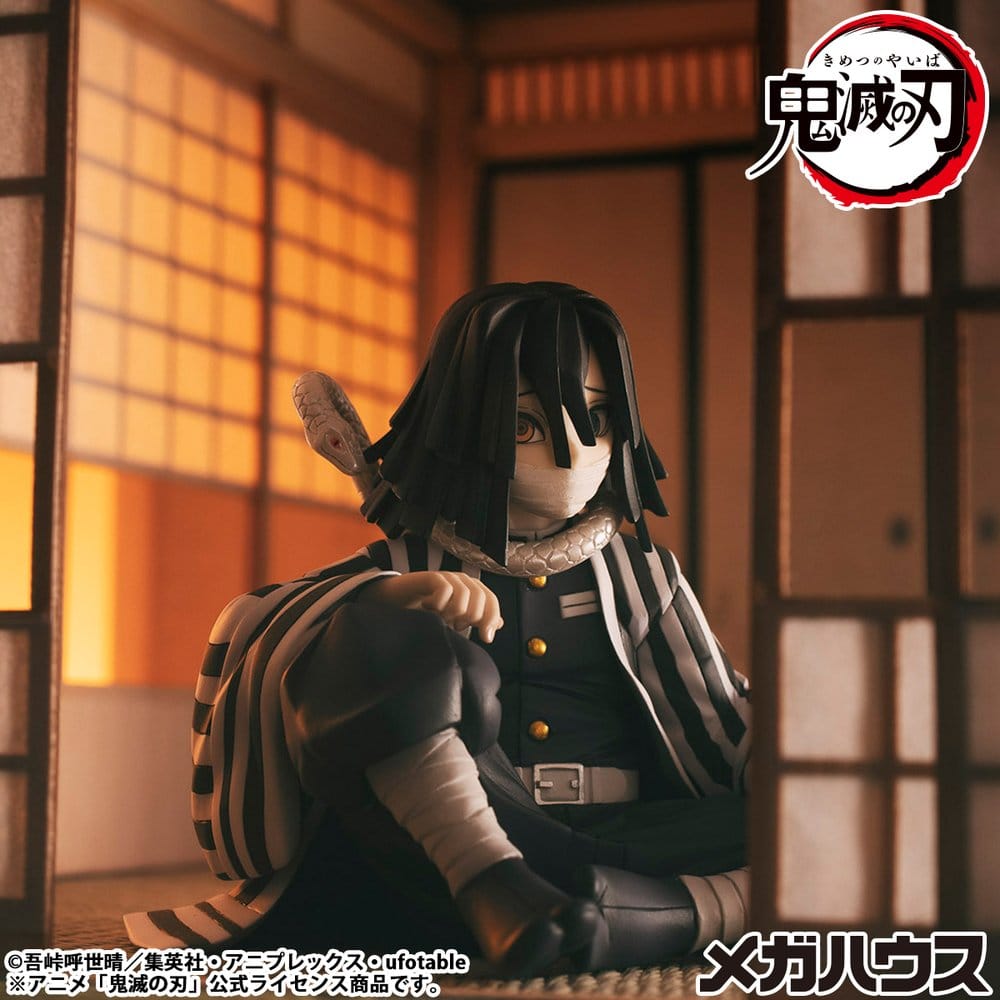 SU ORDINAZIONE Demon Slayer Kimetsu no Yaiba G.E.M. PVC Statue Iguro-san Palm Size 7 cm