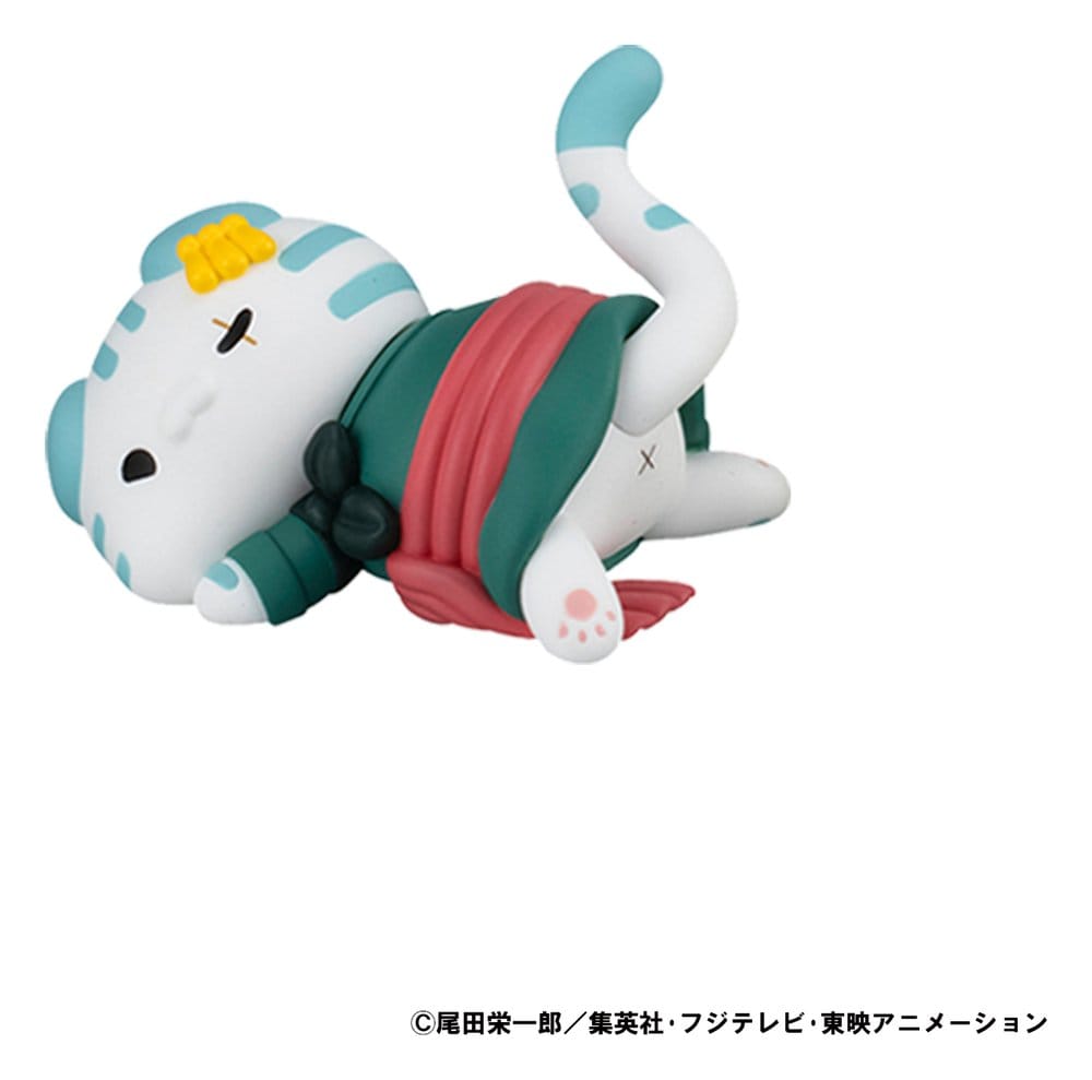 SU ORDINAZIONE One Piece Mega Cat Project Trading Figure Egghead NyanPieceNyan! Stickie! 3 cm Assortment (8)