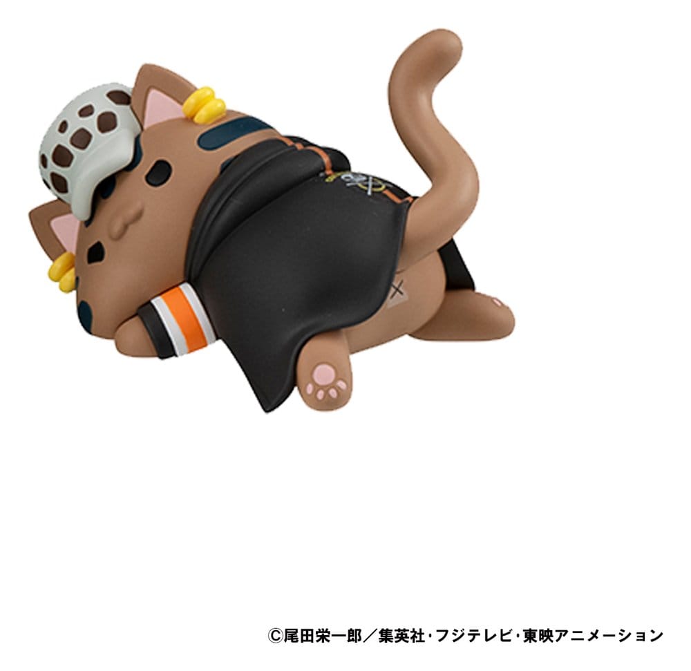 SU ORDINAZIONE One Piece Mega Cat Project Trading Figure Egghead NyanPieceNyan! Stickie! 3 cm Assortment (8)