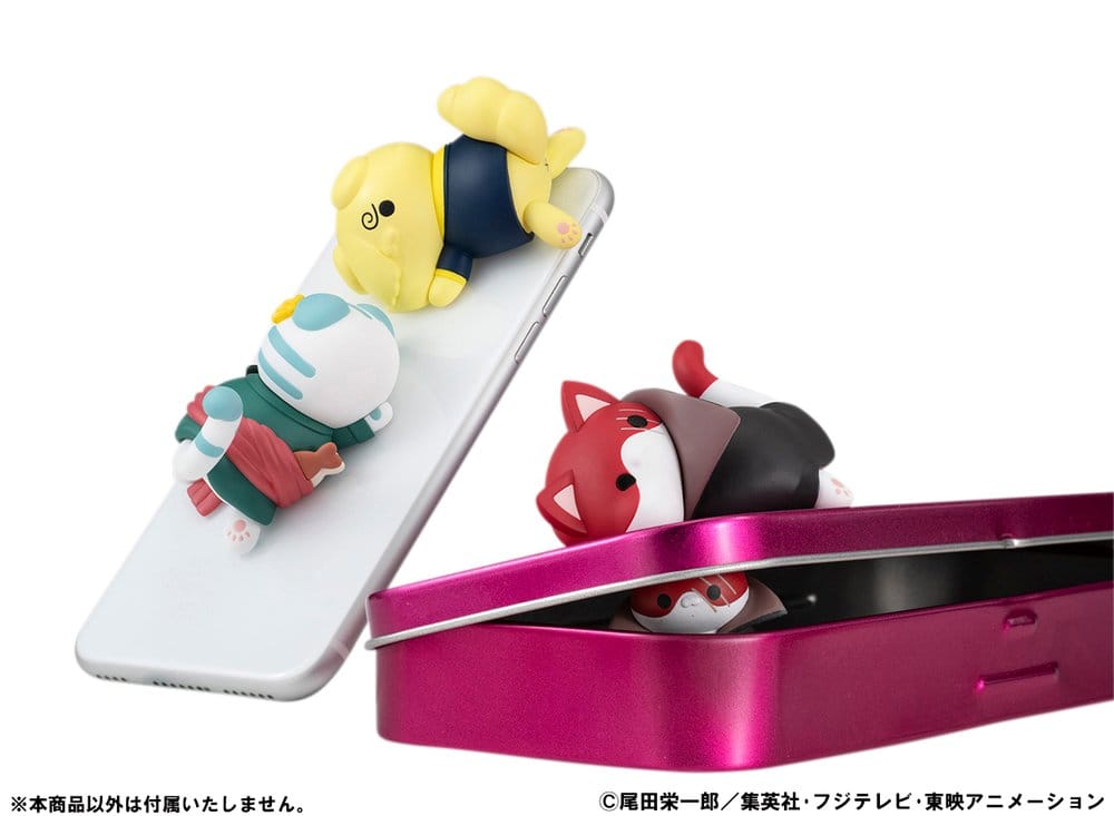 SU ORDINAZIONE One Piece Mega Cat Project Trading Figure Egghead NyanPieceNyan! Stickie! 3 cm Assortment (8)