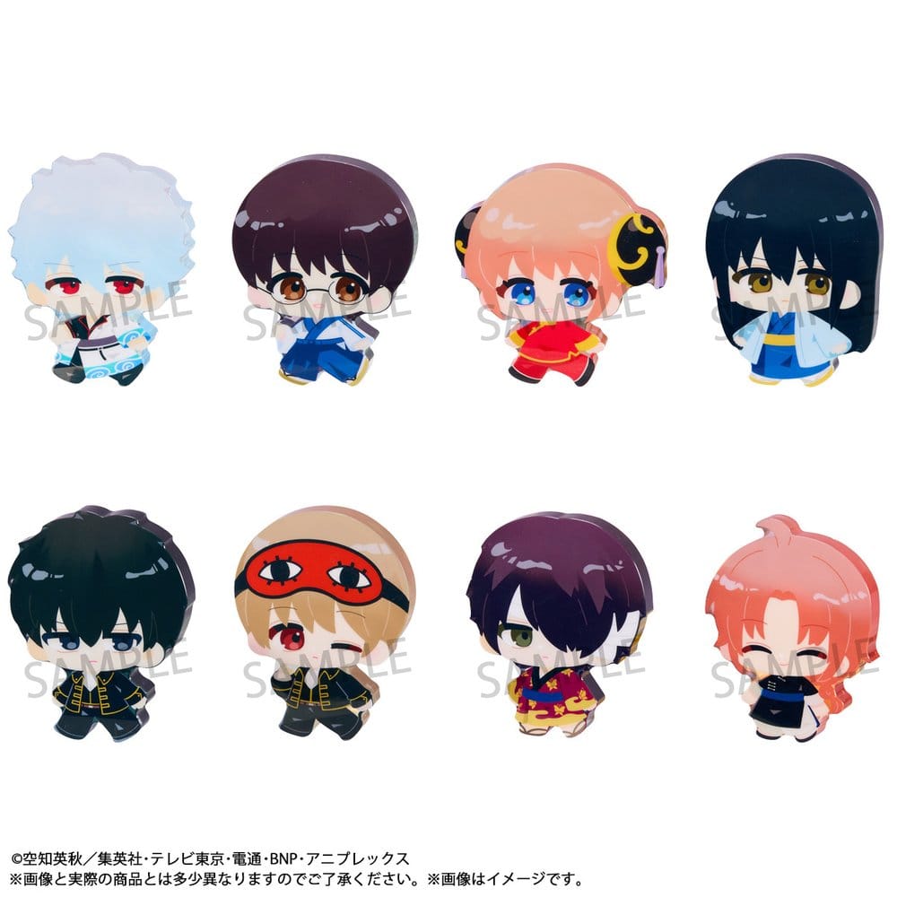 SU ORDINAZIONE Gintama Karakoro Clear Candy Trading Figure Vol. 2 5 cm Blind Box Assortment (8)