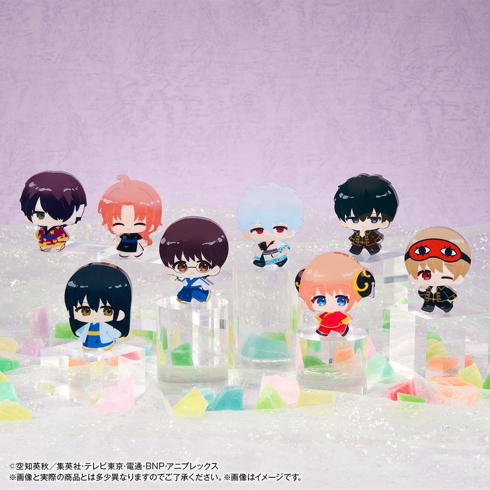 SU ORDINAZIONE Gintama Karakoro Clear Candy Trading Figure Vol. 2 5 cm Blind Box Assortment (8)