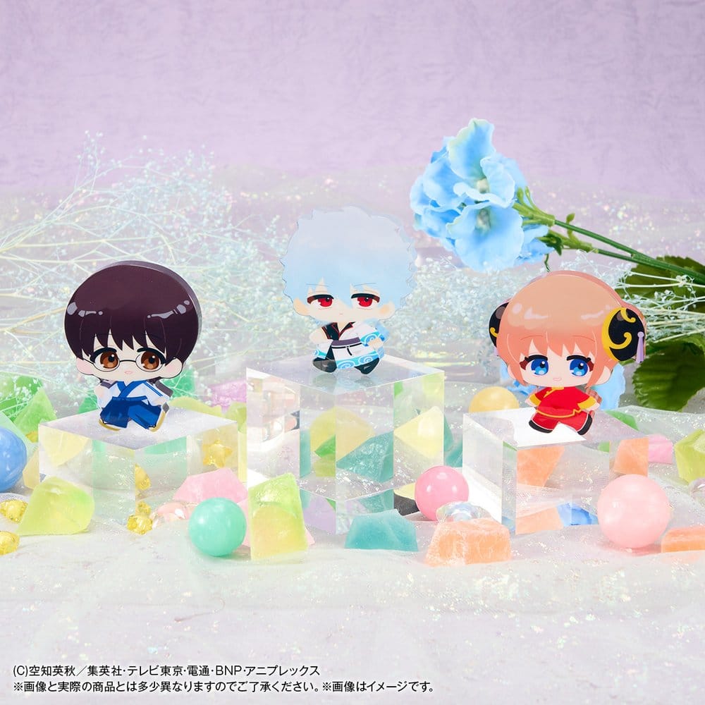 SU ORDINAZIONE Gintama Karakoro Clear Candy Trading Figure Vol. 2 5 cm Blind Box Assortment (8)