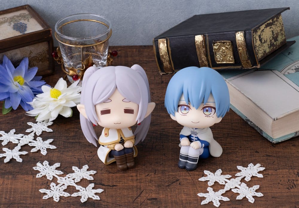 SU ORDINAZIONE Frieren: Beyond Journey's End Look Up PVC Statues Droopy Face Ver. & Himmel 11 cm (with gift)                    