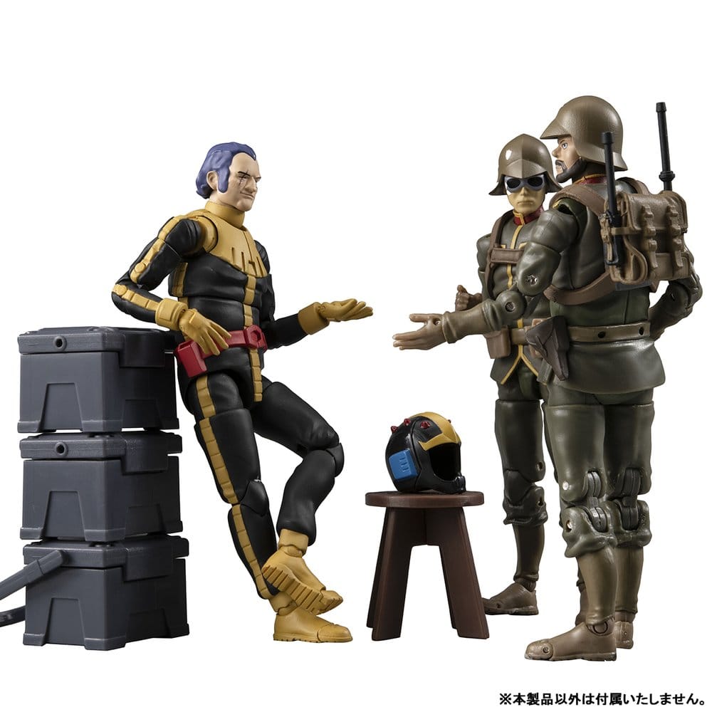 SU ORDINAZIONE Mobile Suit Gundam G.M.G. Collection 15 Action Figure Principality of Zeon Black Tri-Stars Mash Normal Suit Ver. 10 cm    