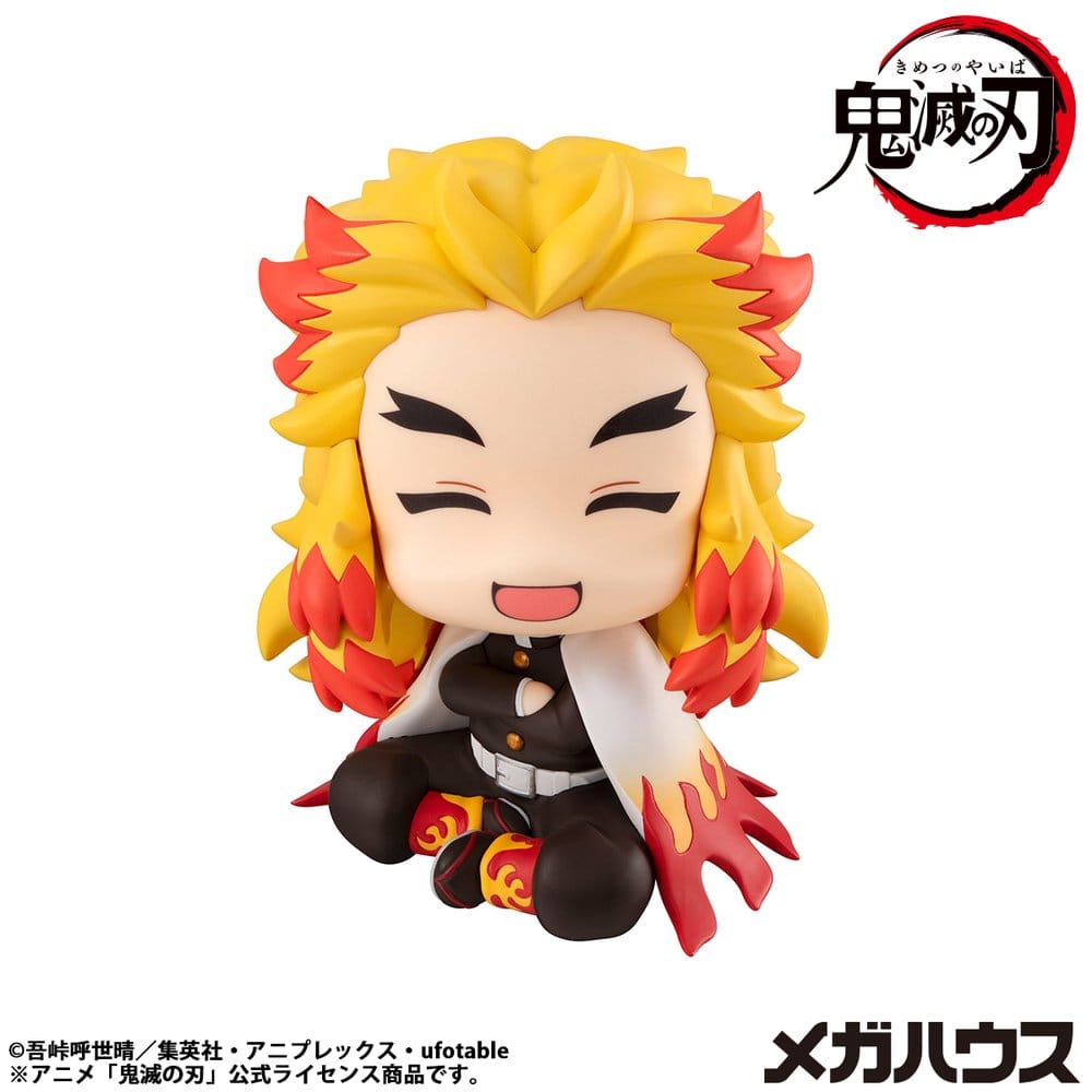 SU ORDINAZIONE Demon Slayer: Kimetsu no Yaiba Look Up PVC Statue Rengoku Kyoujurou Smile Ver. 11 cm 