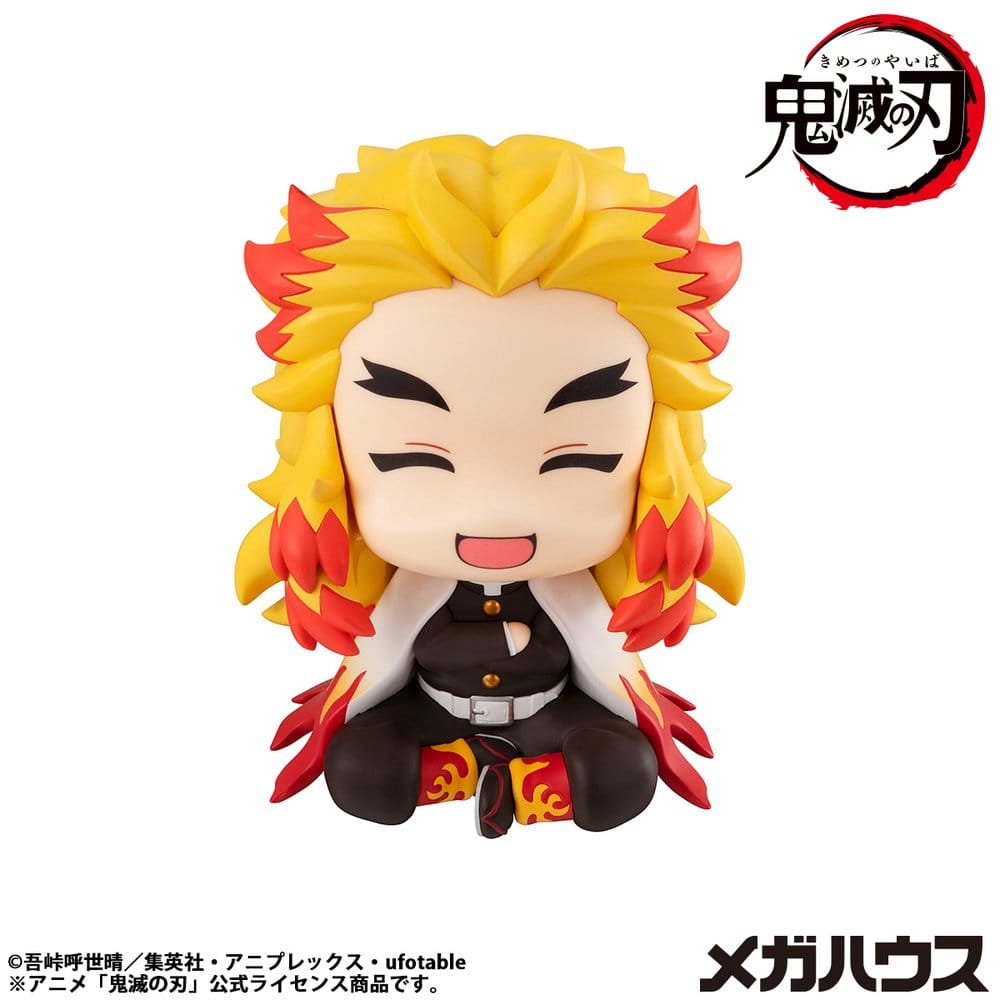SU ORDINAZIONE Demon Slayer: Kimetsu no Yaiba Look Up PVC Statue Rengoku Kyoujurou Smile Ver. 11 cm 